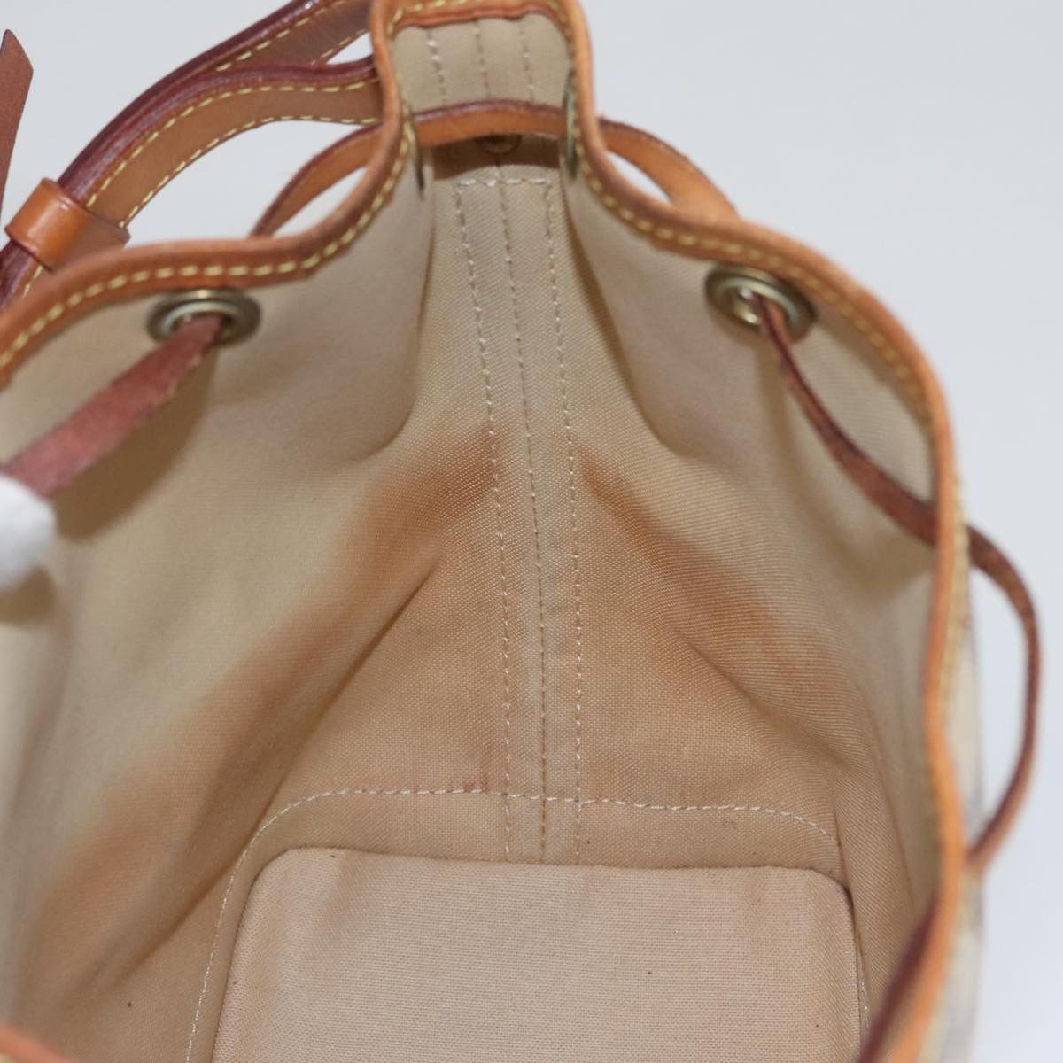 Louis Vuitton Noé Bb White Canvas Shoulder Bag (Pre-Owned) Size ONE SIZE - 15 Thumbnail
