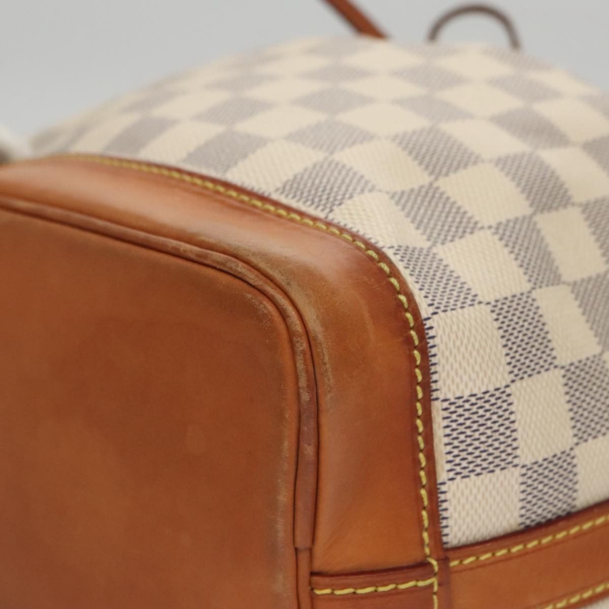 Louis Vuitton Noé Bb White Canvas Shoulder Bag (Pre-Owned) Size ONE SIZE - 10 Thumbnail