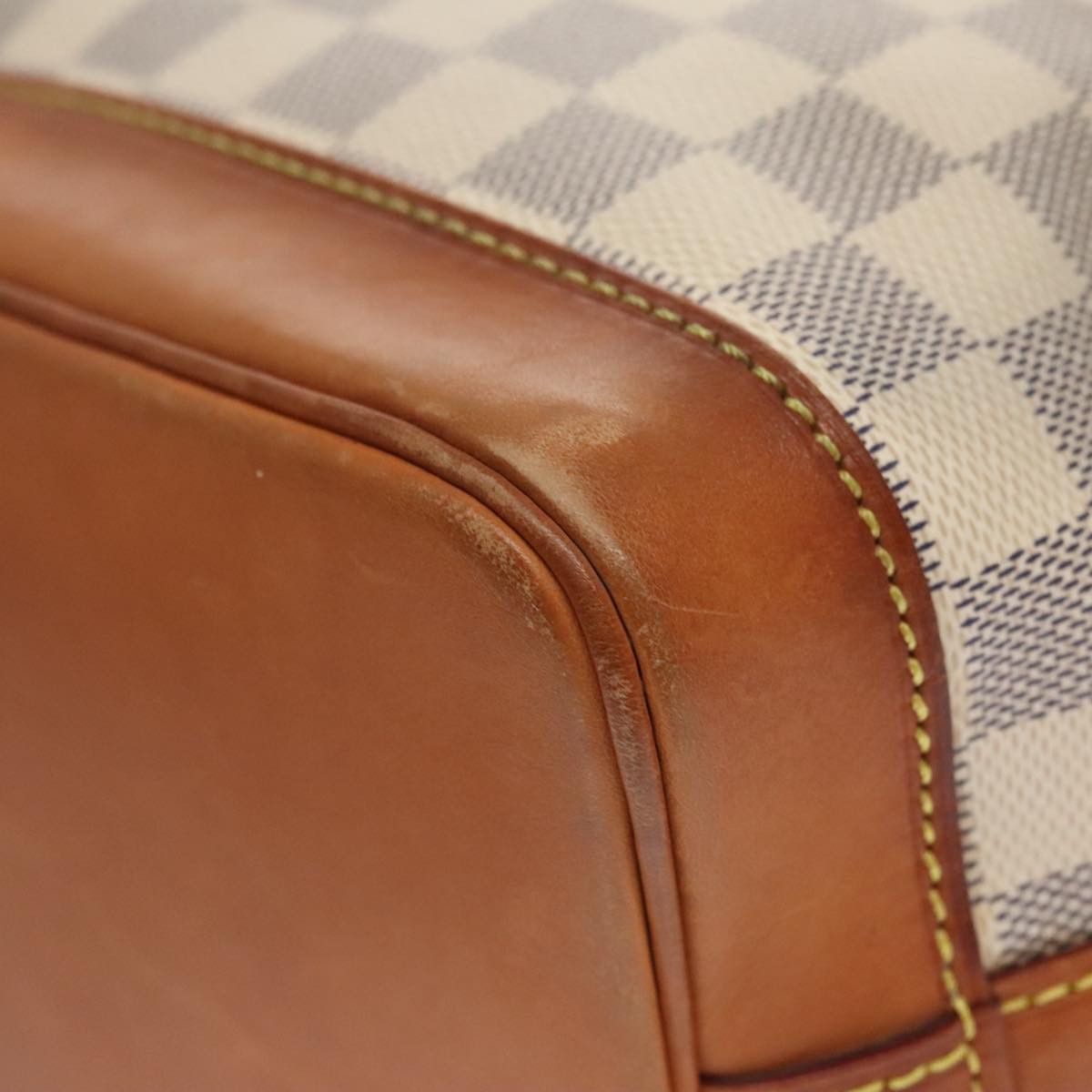 Louis Vuitton Noé Bb White Canvas Shoulder Bag (Pre-Owned) Size ONE SIZE - 12 Thumbnail
