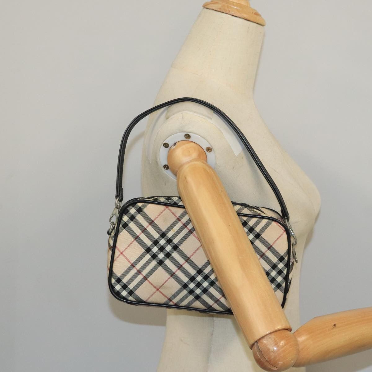 Burberry Nova Check Beige Synthetic Handbag (Pre-Owned) Size ONE SIZE - 14 Thumbnail