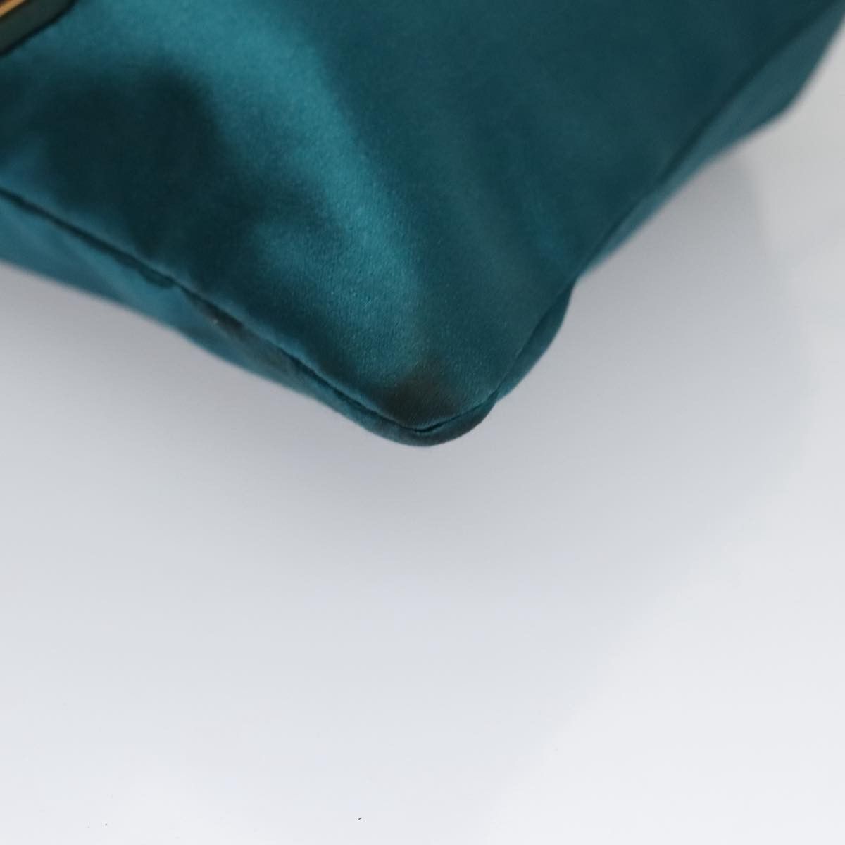 Prada Blue Silk Clutch Bag (Pre-Owned) Size ONE SIZE - 6 Thumbnail