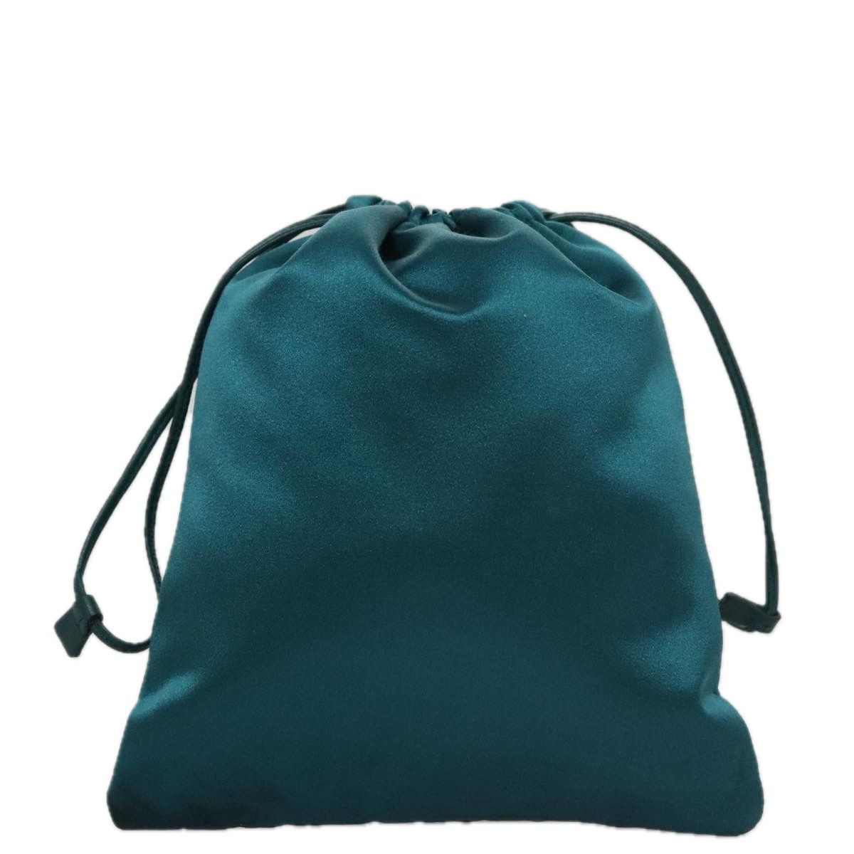 Prada Blue Silk Clutch Bag (Pre-Owned) Size ONE SIZE - 2 Thumbnail