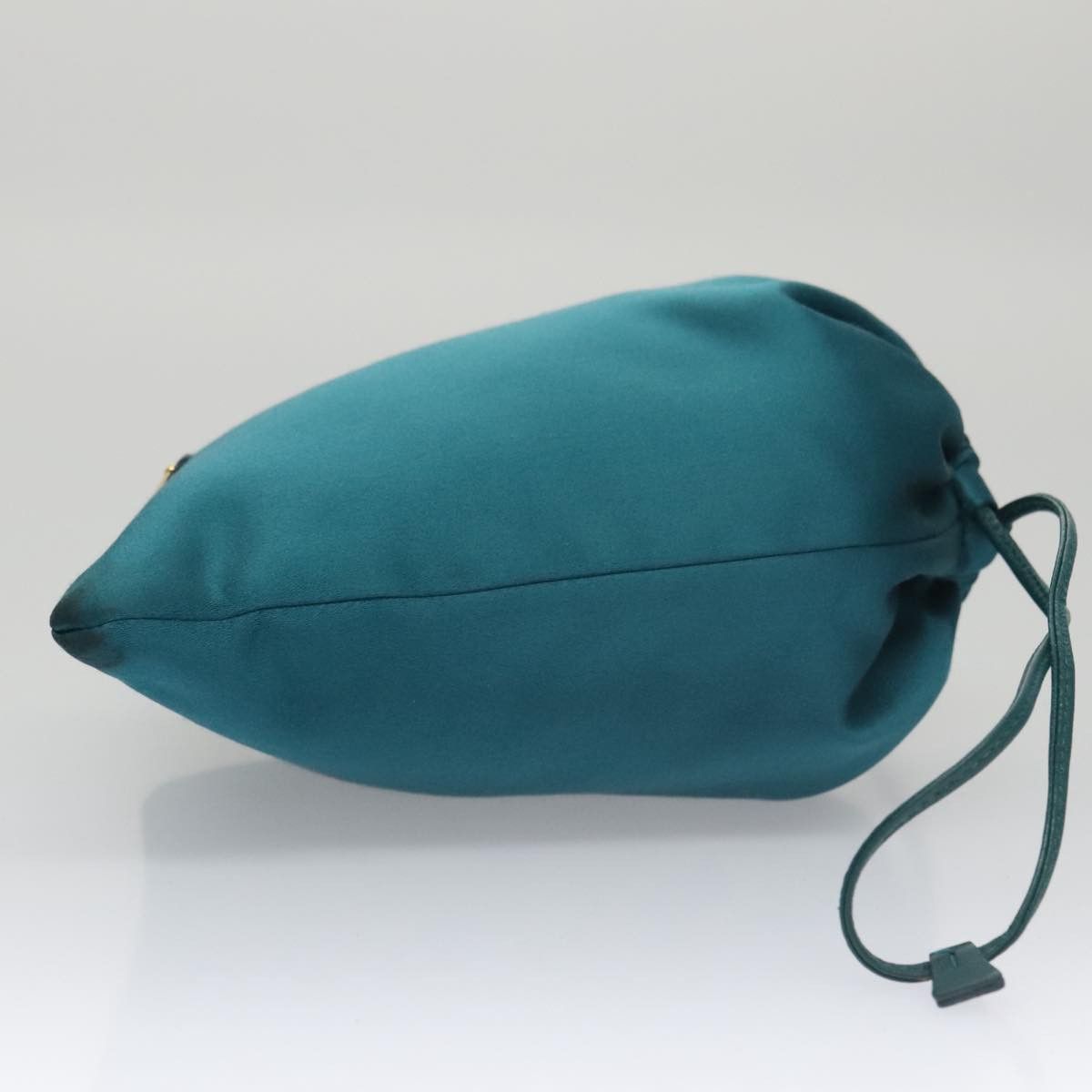Prada Blue Silk Clutch Bag (Pre-Owned) Size ONE SIZE - 3 Thumbnail