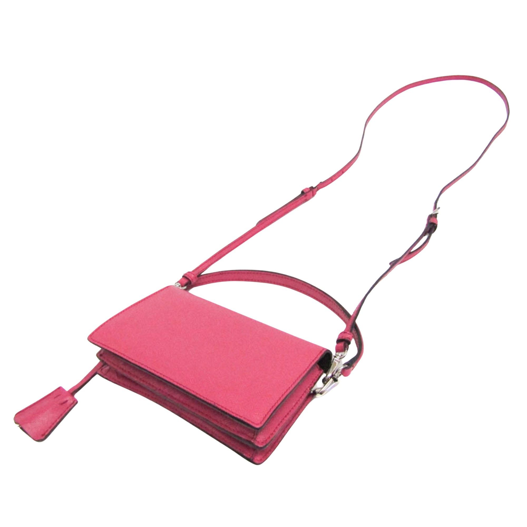 Prada Pink Leather Shopper Bag (Pre-Owned) Size ONE SIZE - 2 Thumbnail