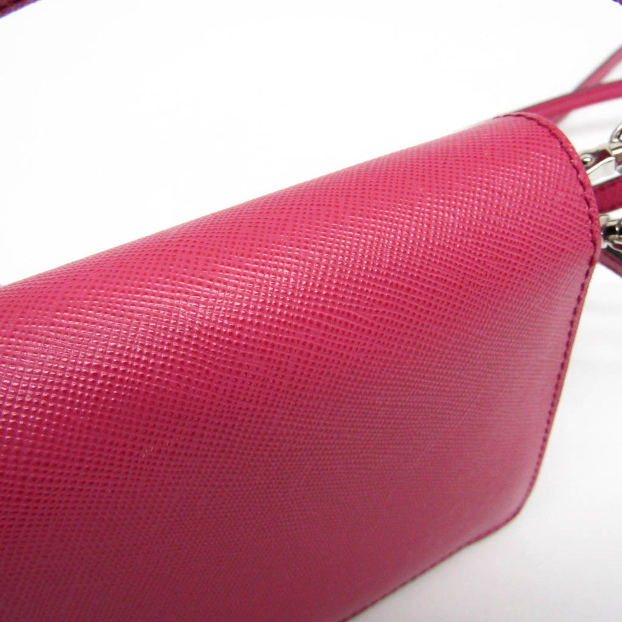Prada Pink Leather Shopper Bag (Pre-Owned) Size ONE SIZE - 12 Thumbnail