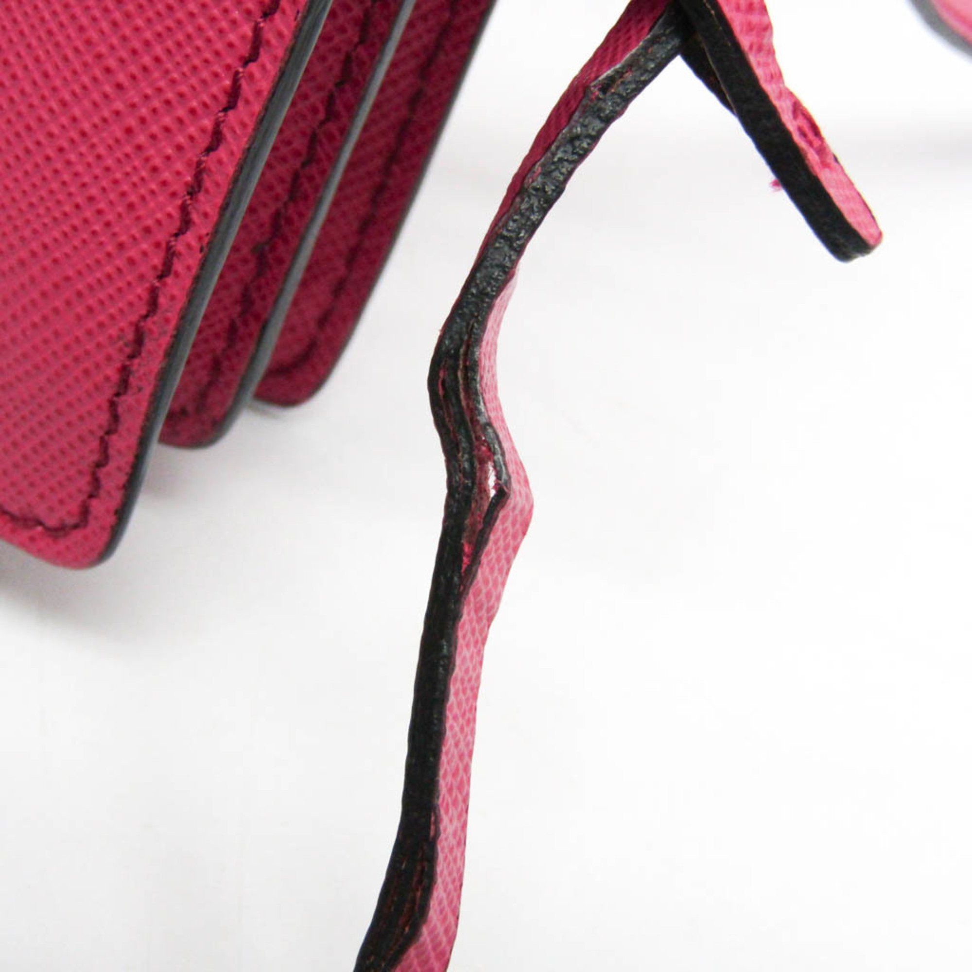 Prada Pink Leather Shopper Bag (Pre-Owned) Size ONE SIZE - 5 Thumbnail
