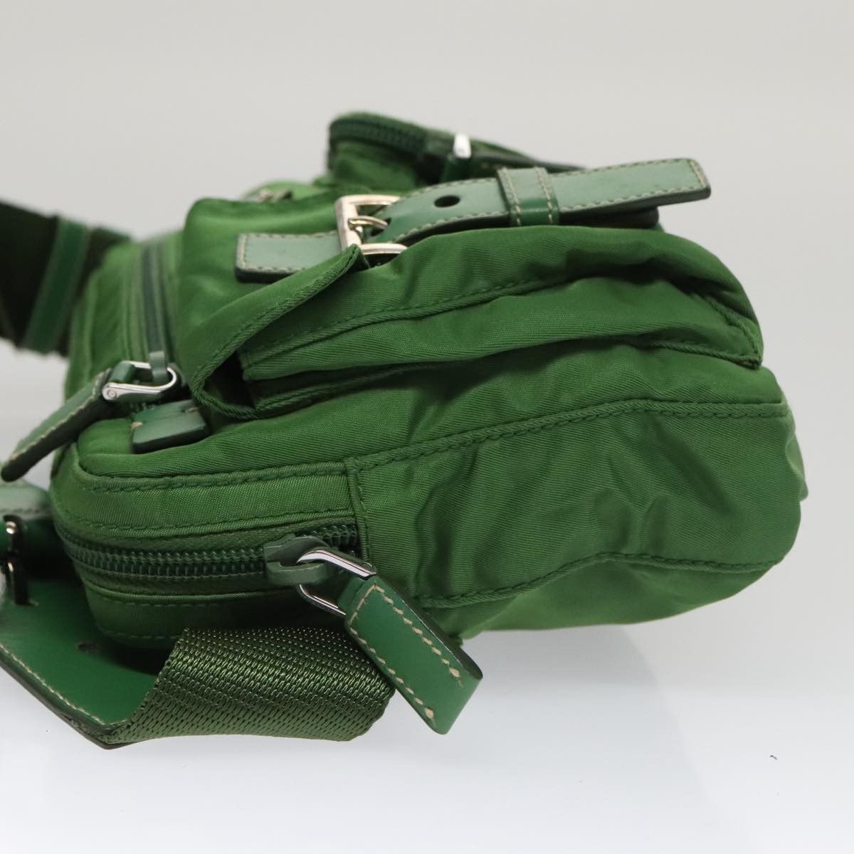 Prada Re-Nylon Green Synthetic Shoulder Bag (Pre-Owned) Size ONE SIZE - 4 Thumbnail
