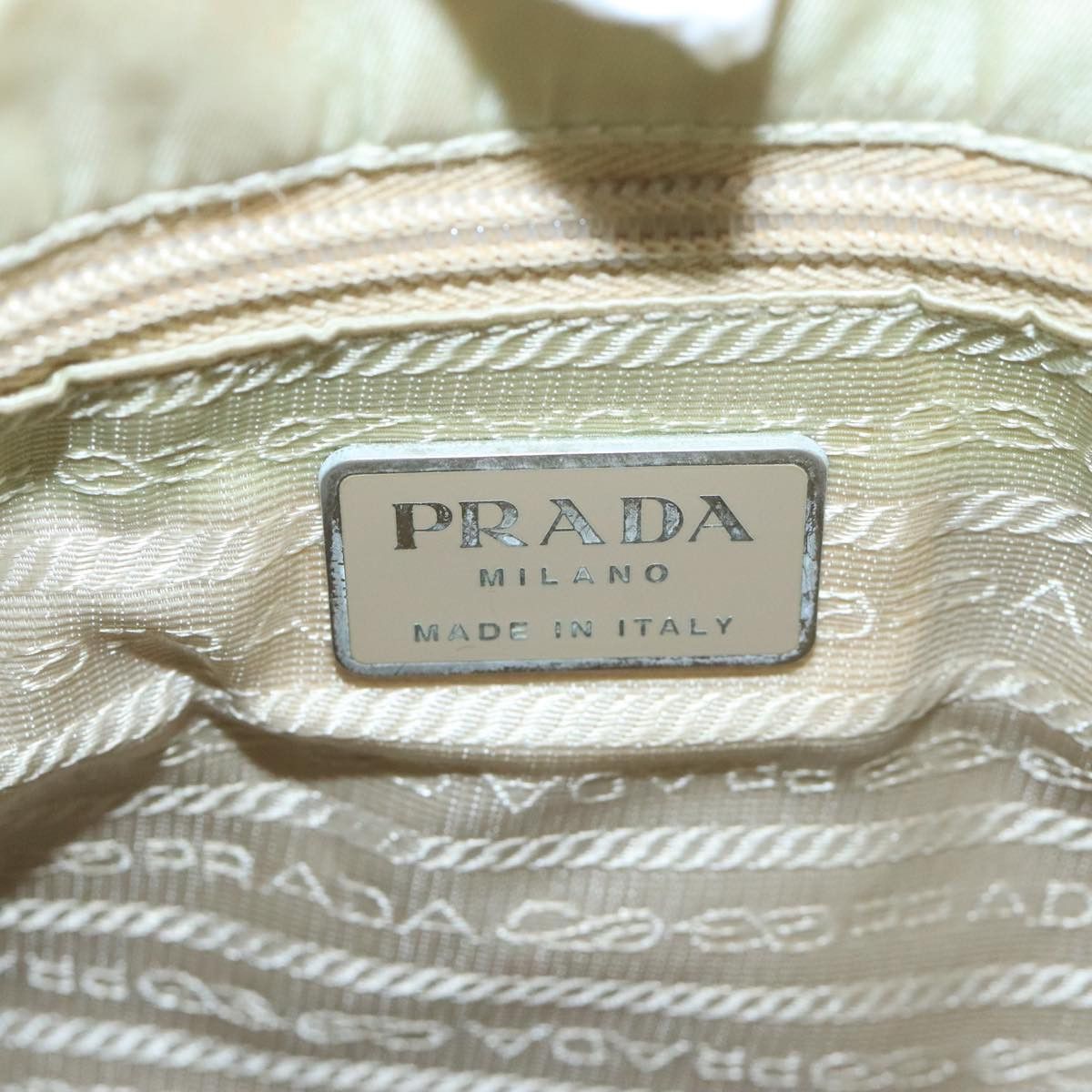Prada Re-Nylon Beige Synthetic Tote Bag (Pre-Owned) Size ONE SIZE - 13 Thumbnail