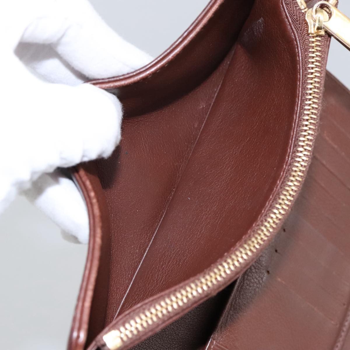 Louis Vuitton Portefeuille Amelia Brown Leather Wallet (Pre-Owned) Size ONE SIZE - 10 Thumbnail