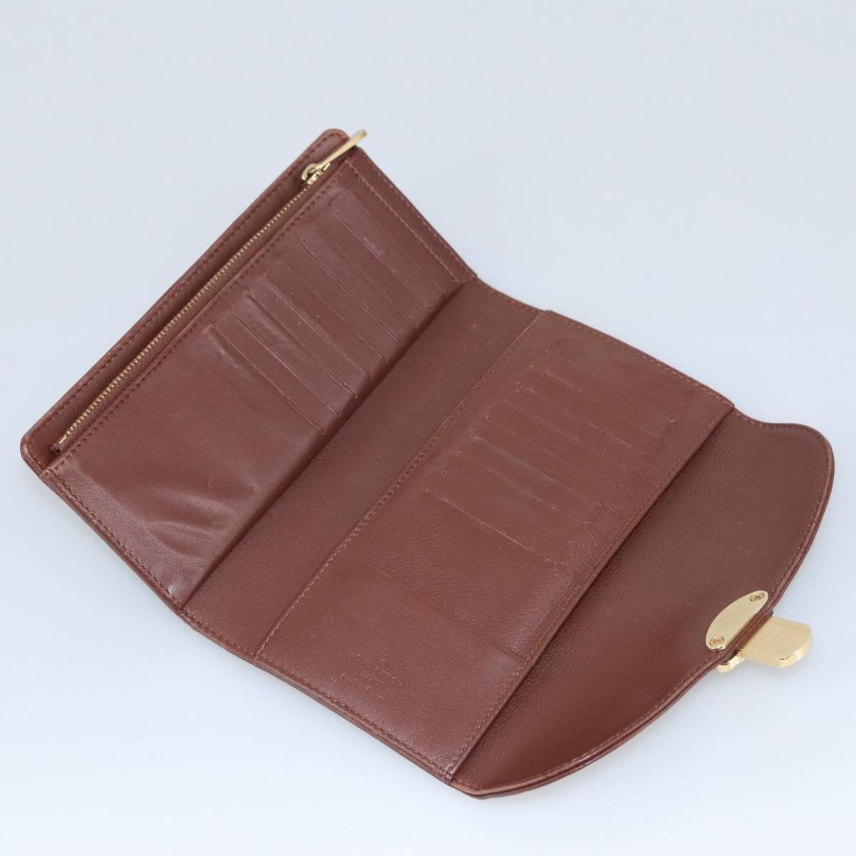 Louis Vuitton Portefeuille Amelia Brown Leather Wallet (Pre-Owned) Size ONE SIZE - 12 Thumbnail