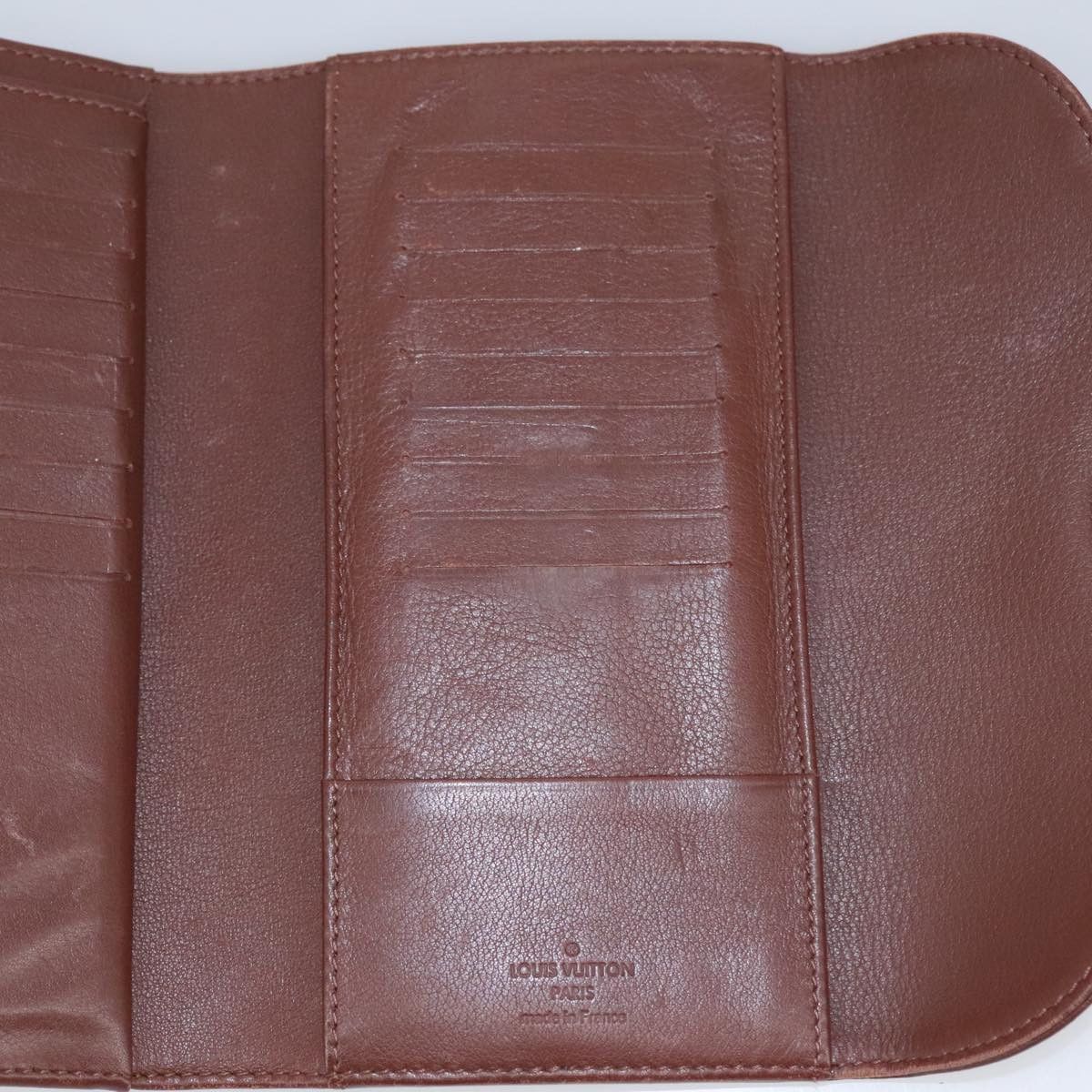 Louis Vuitton Portefeuille Amelia Brown Leather Wallet (Pre-Owned) Size ONE SIZE - 20 Thumbnail