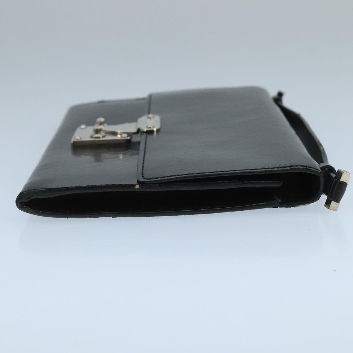 Louis Vuitton Anushka Black Leather Clutch Bag (Pre-Owned) Size ONE SIZE - 3 Thumbnail
