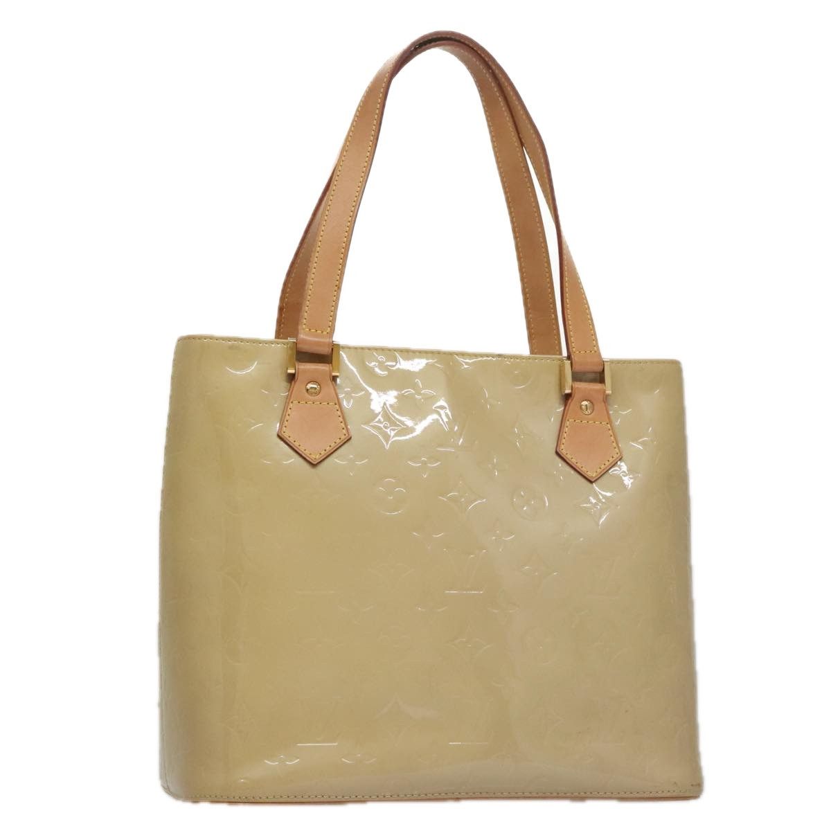 Louis Vuitton Houston Beige Patent Leather Handbag (Pre-Owned) Size ONE SIZE - 18 Thumbnail