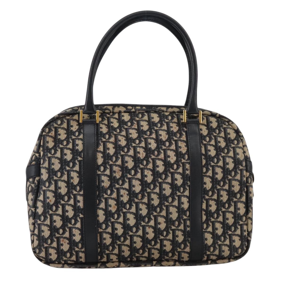 Dior Trotter Navy Canvas Handbag (Pre-Owned) Size ONE SIZE - 2 Thumbnail