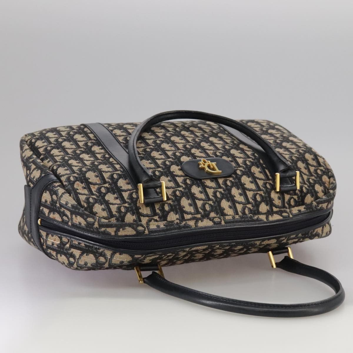 Dior Trotter Navy Canvas Handbag (Pre-Owned) Size ONE SIZE - 19 Thumbnail