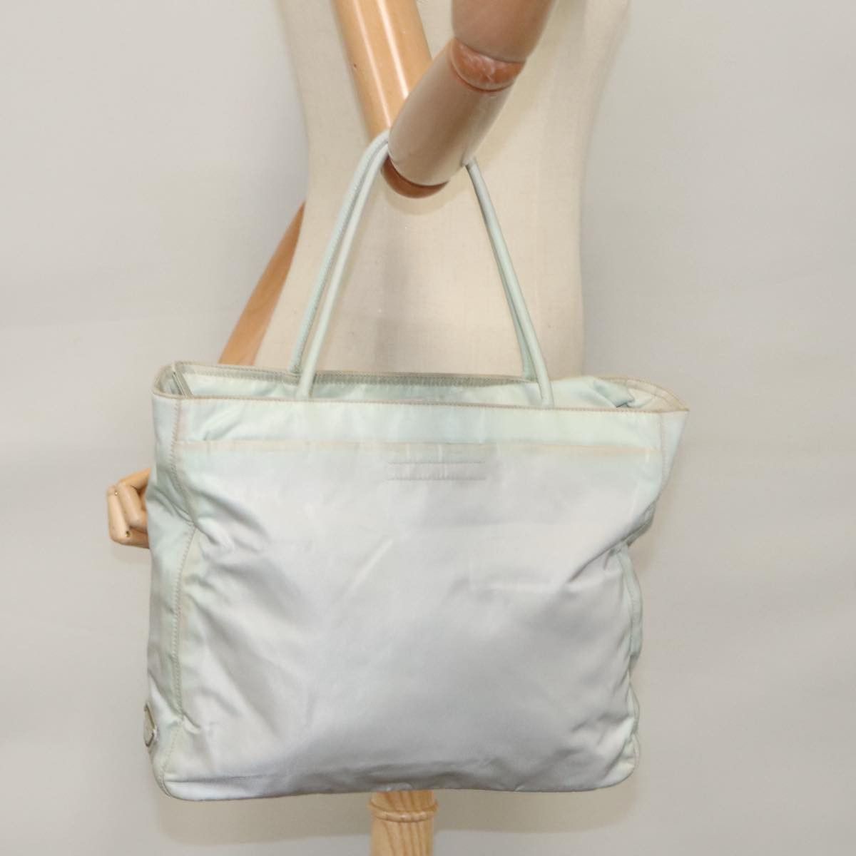 Prada Re-Nylon Grey Synthetic Tote Bag (Pre-Owned) Size ONE SIZE - 16 Thumbnail