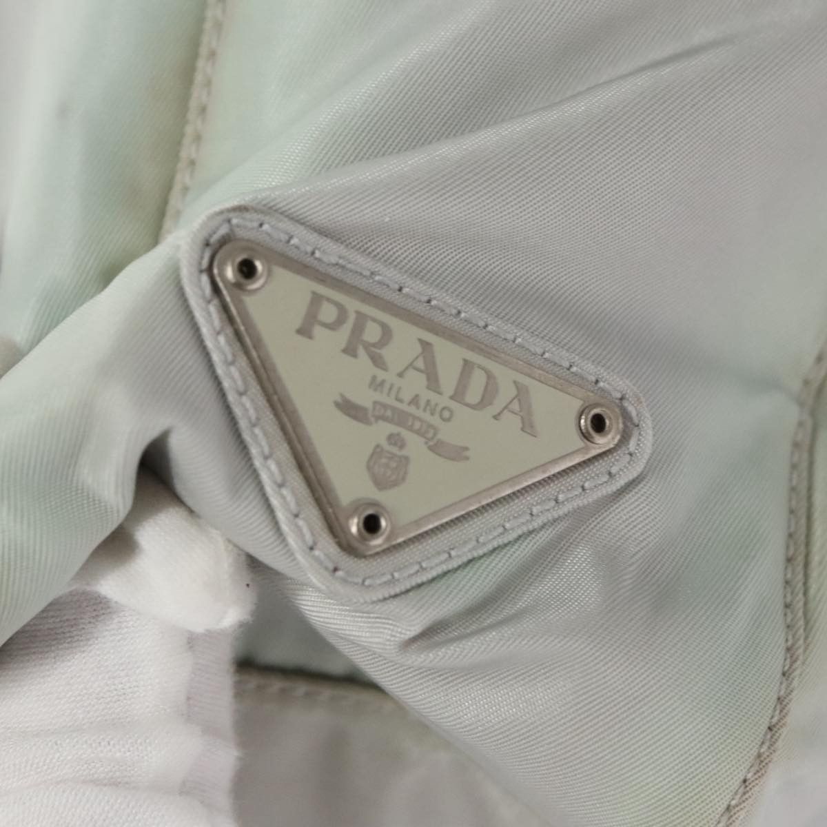 Prada Re-Nylon Grey Synthetic Tote Bag (Pre-Owned) Size ONE SIZE - 20 Thumbnail