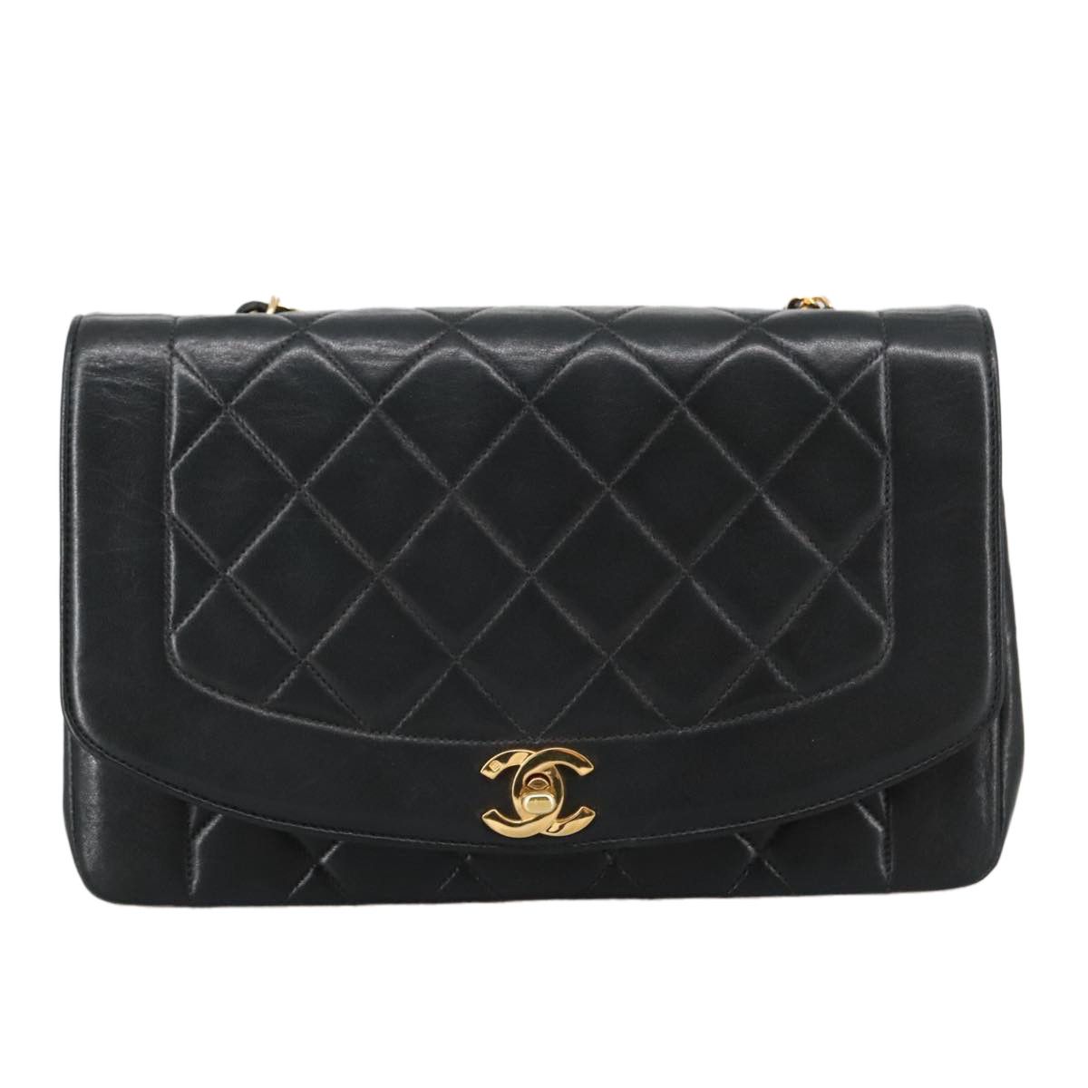 Chanel Diana Black Leather Shoulder Bag (Pre-Owned) Size ONE SIZE - 15 Thumbnail