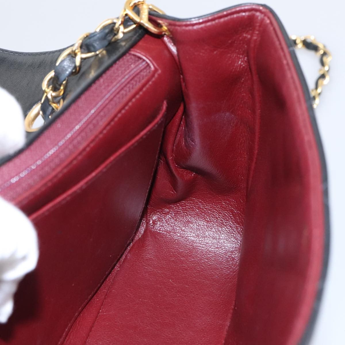 Chanel Diana Black Leather Shoulder Bag (Pre-Owned) Size ONE SIZE - 20 Thumbnail