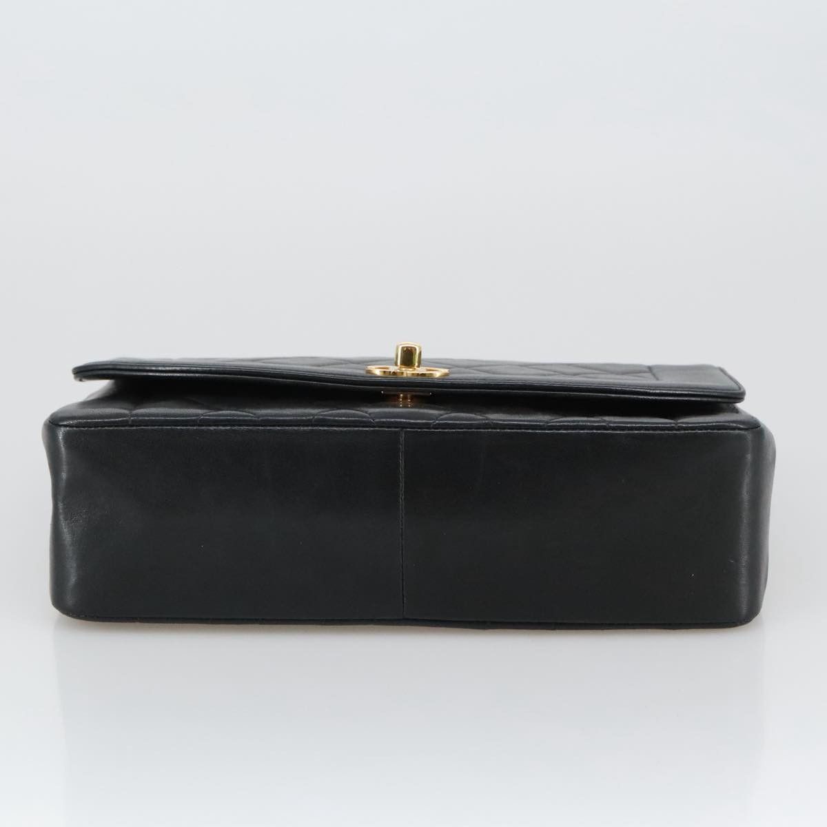 Chanel Diana Black Leather Shoulder Bag (Pre-Owned) Size ONE SIZE - 5 Thumbnail