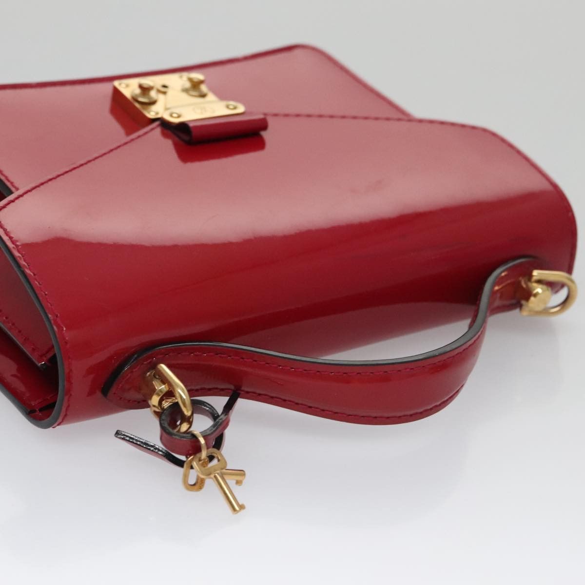 Louis Vuitton Monceau Red Patent Leather Handbag (Pre-Owned) Size ONE SIZE - 5 Thumbnail