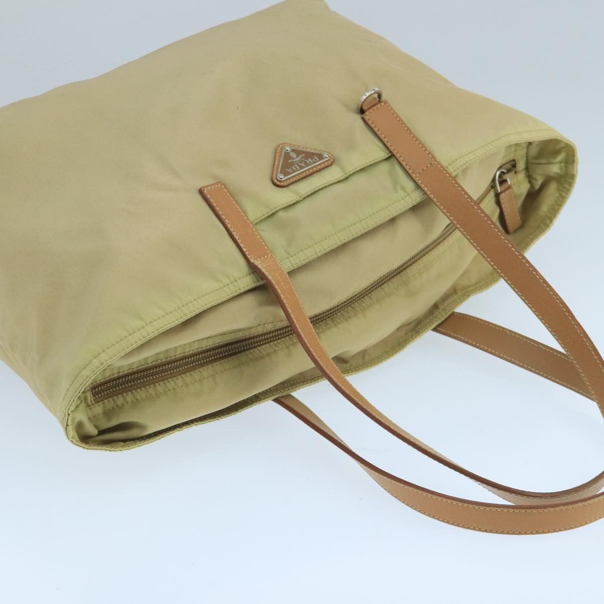 Prada Re-Nylon Beige Synthetic Tote Bag (Pre-Owned) Size ONE SIZE - 17 Thumbnail