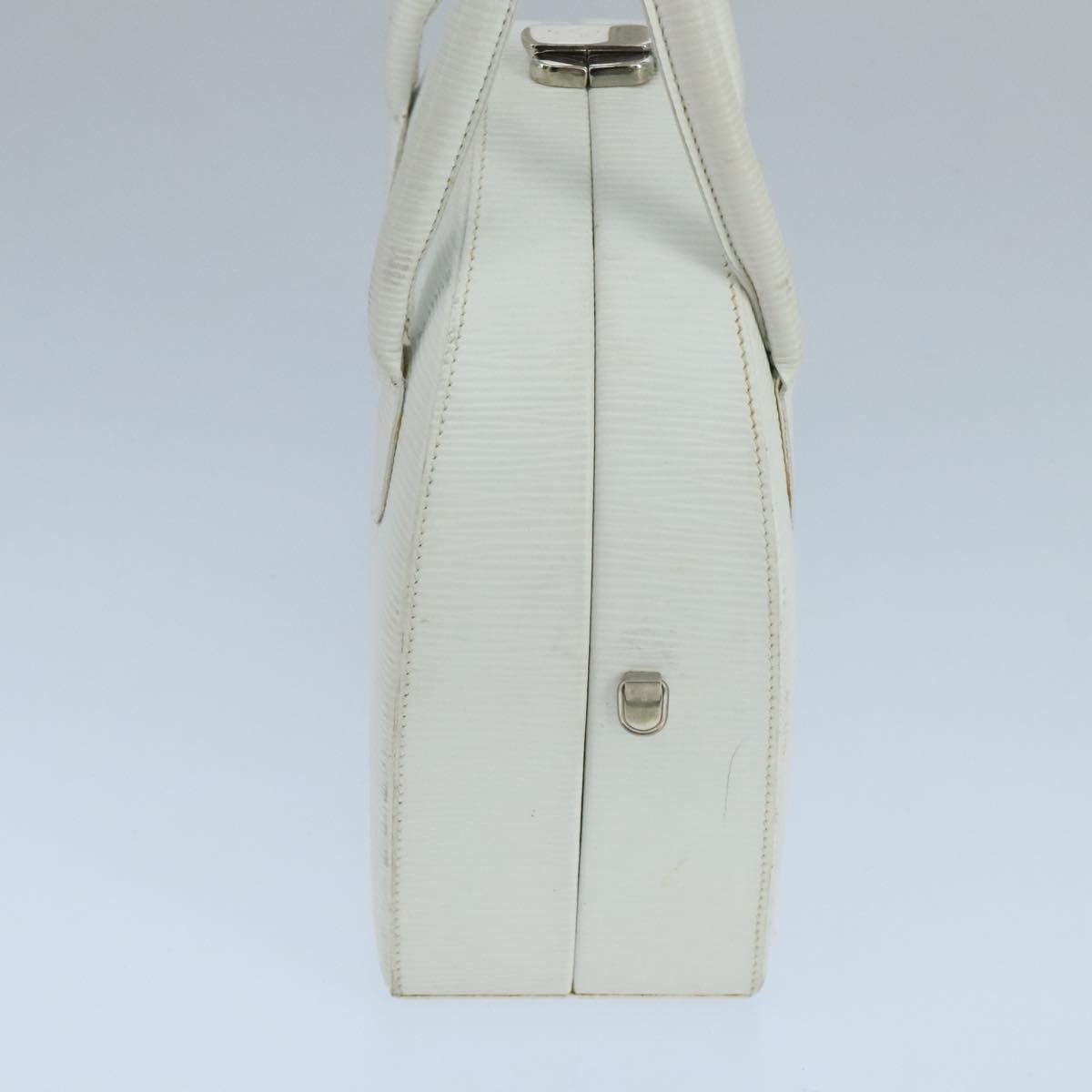 White Leather Handbag (Pre-Owned)