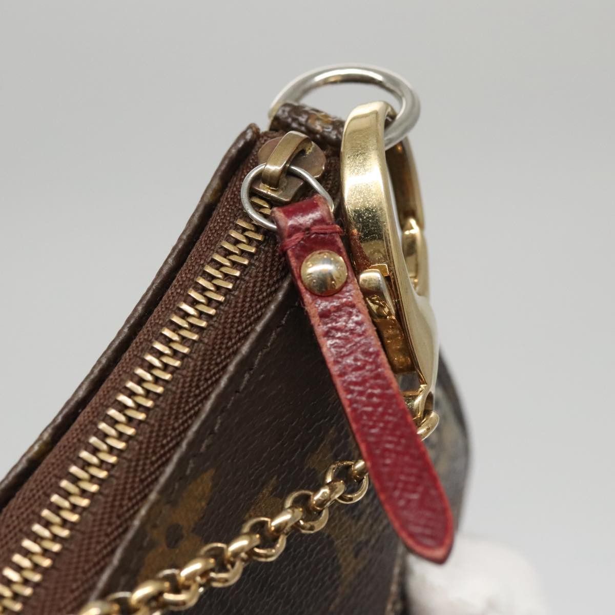 Louis Vuitton Pochette Accessoire Brown Canvas Clutch Bag (Pre-Owned) Size ONE SIZE - 15 Thumbnail