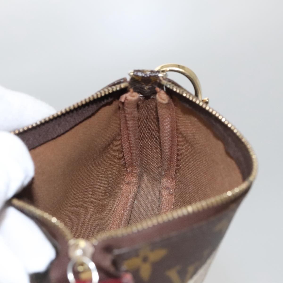 Louis Vuitton Pochette Accessoire Brown Canvas Clutch Bag (Pre-Owned) Size ONE SIZE - 17 Thumbnail