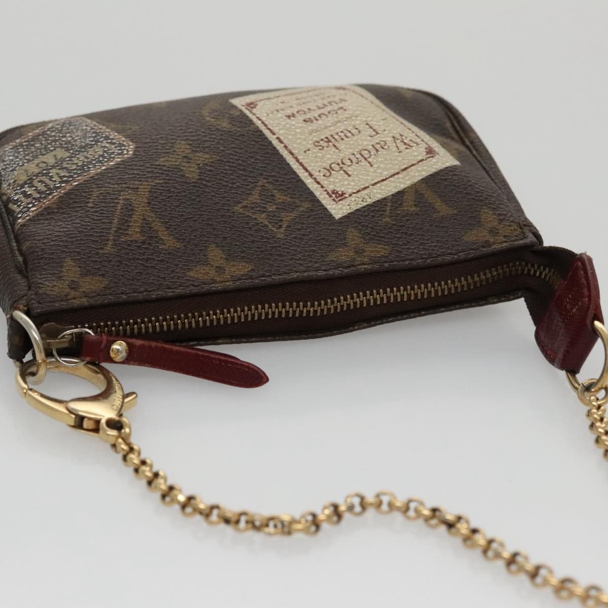 Louis Vuitton Pochette Accessoire Brown Canvas Clutch Bag (Pre-Owned) Size ONE SIZE - 5 Thumbnail