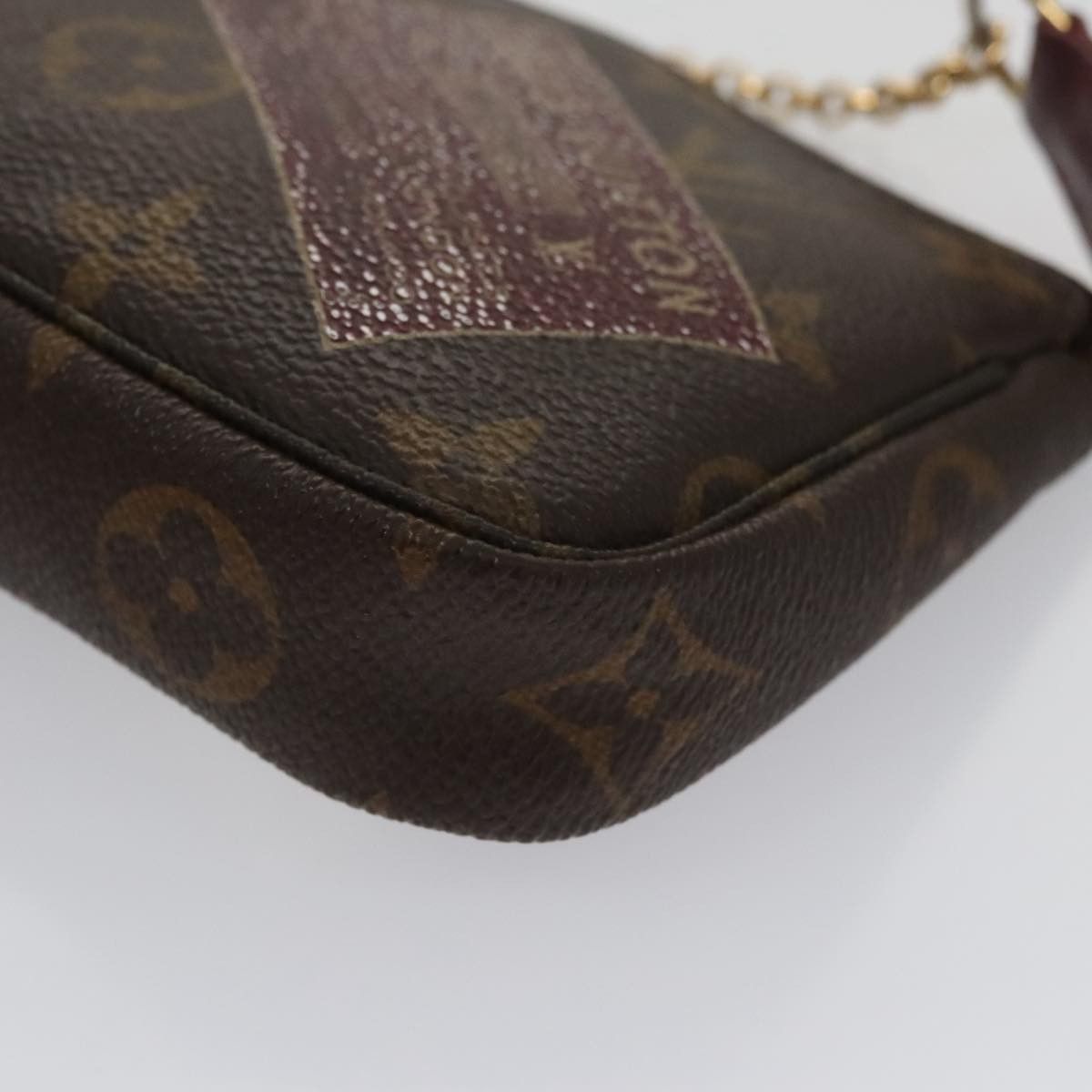 Louis Vuitton Pochette Accessoire Brown Canvas Clutch Bag (Pre-Owned) Size ONE SIZE - 12 Thumbnail