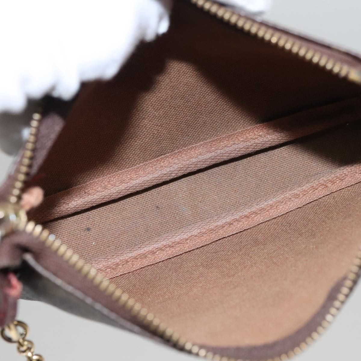 Louis Vuitton Pochette Accessoire Brown Canvas Clutch Bag (Pre-Owned) Size ONE SIZE - 19 Thumbnail