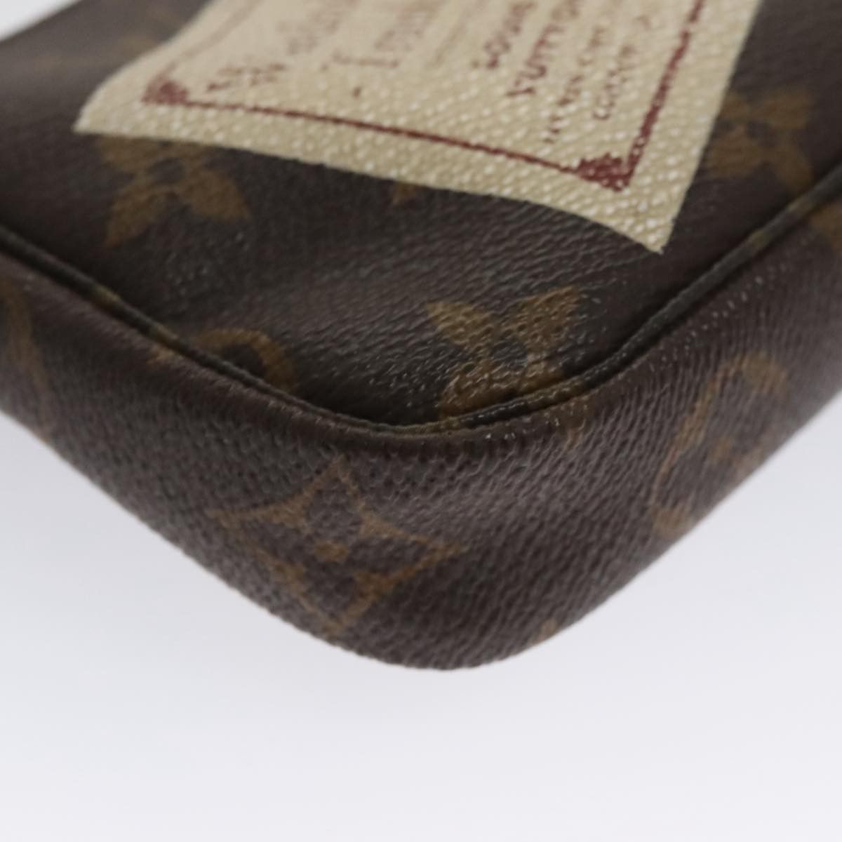 Louis Vuitton Pochette Accessoire Brown Canvas Clutch Bag (Pre-Owned) Size ONE SIZE - 9 Thumbnail