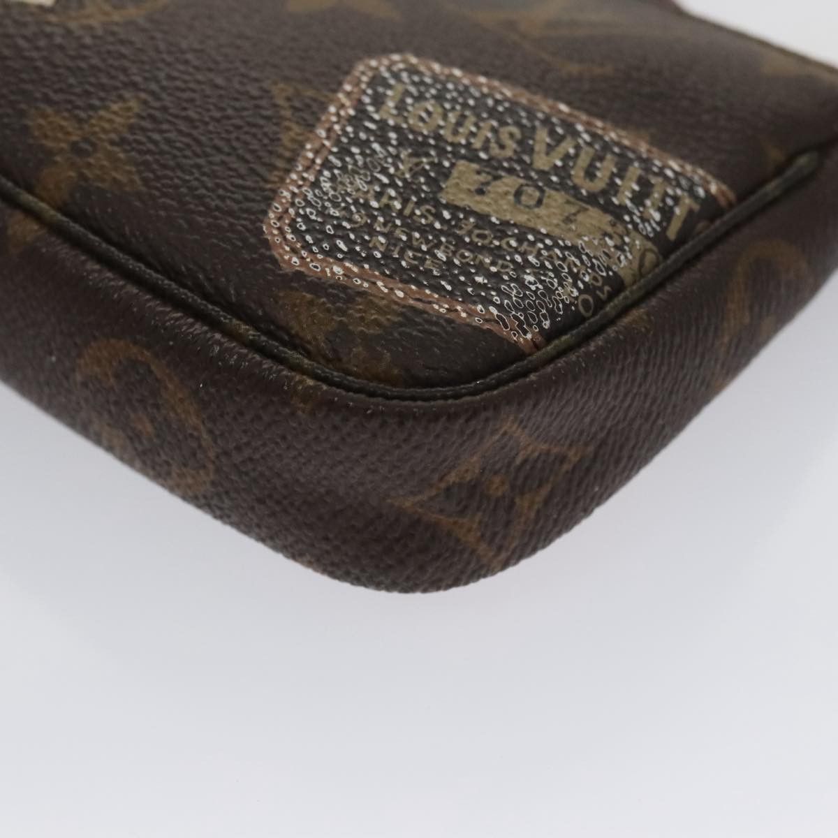 Louis Vuitton Pochette Accessoire Brown Canvas Clutch Bag (Pre-Owned) Size ONE SIZE - 10 Thumbnail