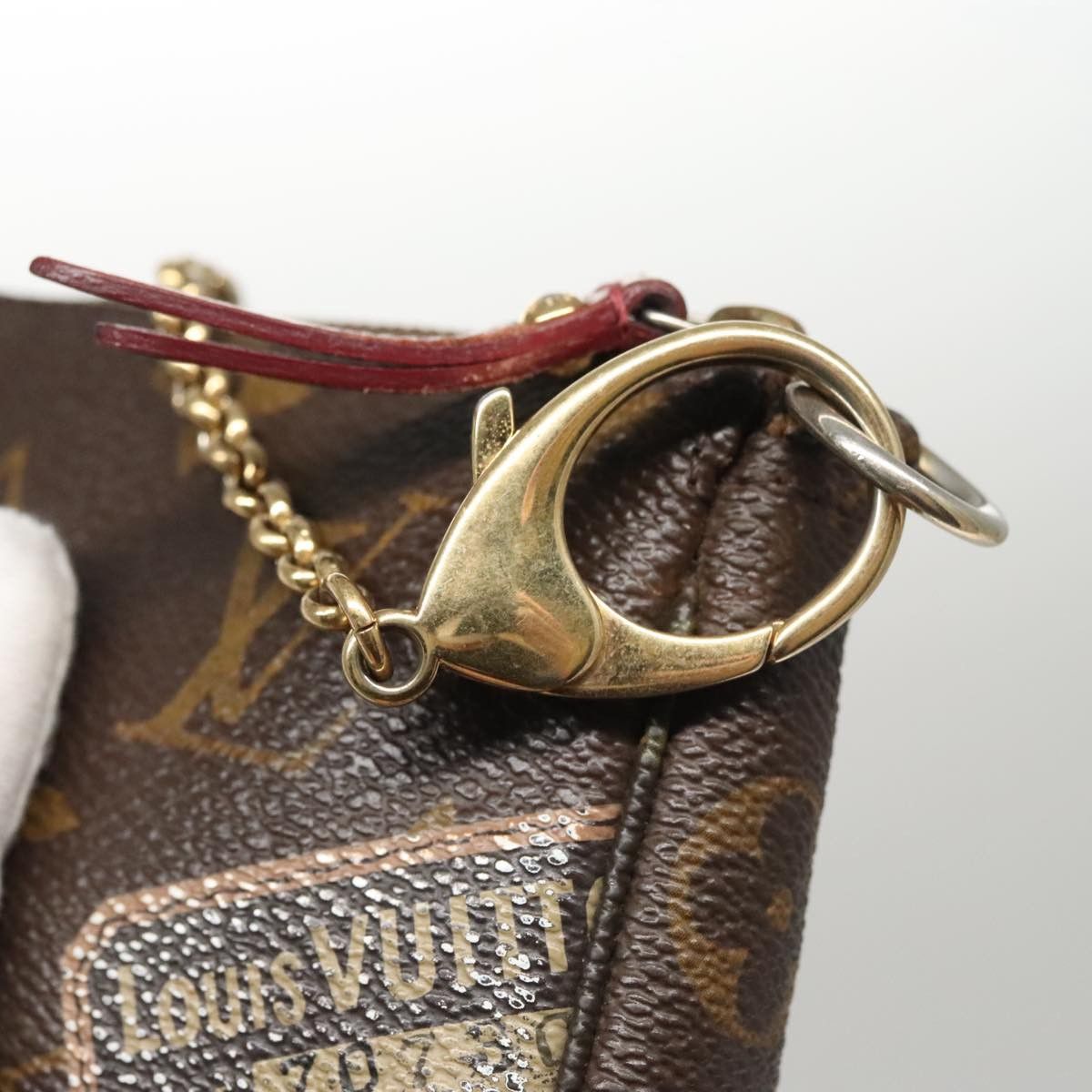 Louis Vuitton Pochette Accessoire Brown Canvas Clutch Bag (Pre-Owned) Size ONE SIZE - 16 Thumbnail