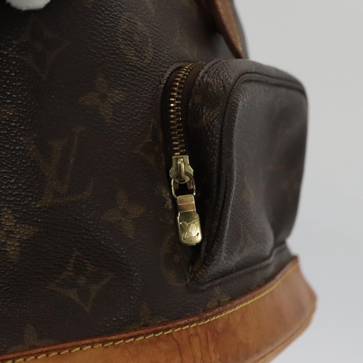 Louis Vuitton Montsouris Mm Brown Canvas Backpack Bag (Pre-Owned) Size ONE SIZE - 18 Thumbnail