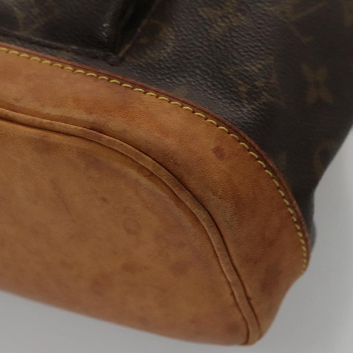 Louis Vuitton Montsouris Mm Brown Canvas Backpack Bag (Pre-Owned) Size ONE SIZE - 14 Thumbnail