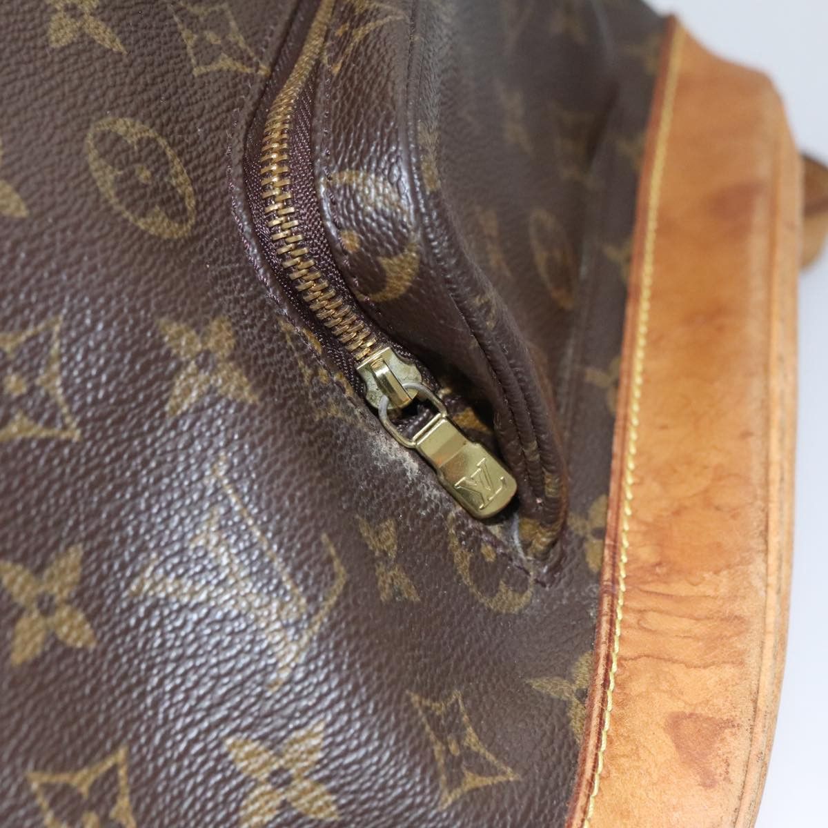 Louis Vuitton Montsouris Mm Brown Canvas Backpack Bag (Pre-Owned) Size ONE SIZE - 17 Thumbnail