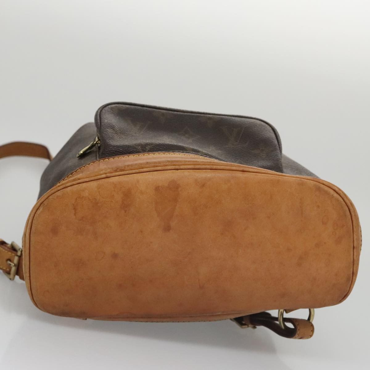 Louis Vuitton Montsouris Mm Brown Canvas Backpack Bag (Pre-Owned) Size ONE SIZE - 12 Thumbnail