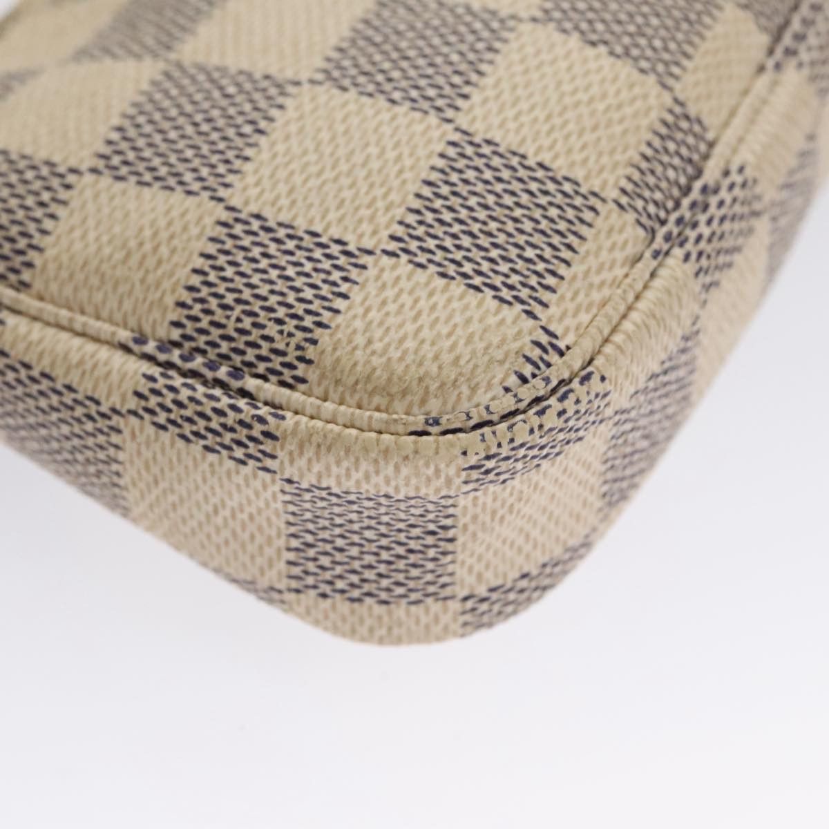 Pochette Accessoire White Canvas Handbag (Pre-Owned)