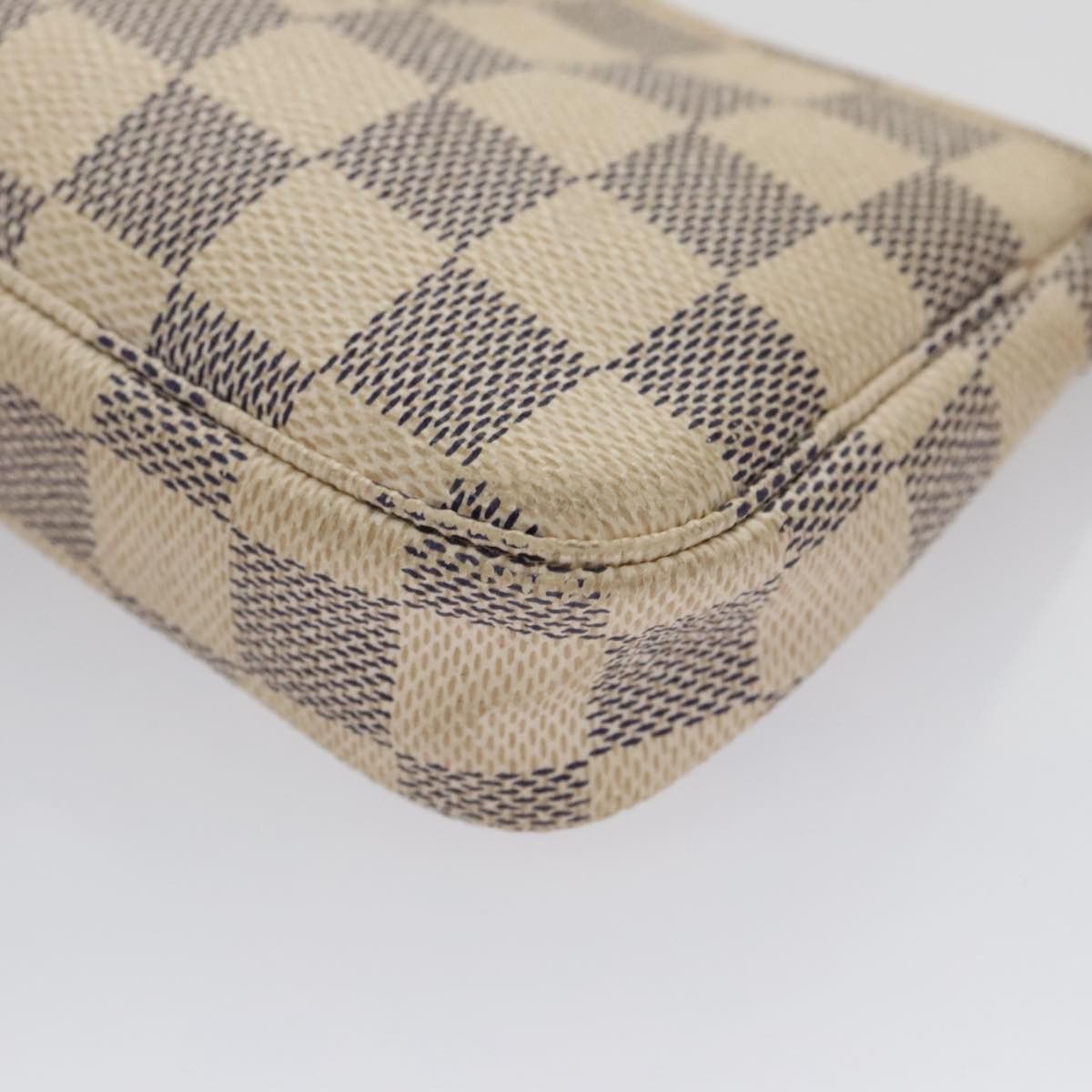 Pochette Accessoire White Canvas Handbag (Pre-Owned)