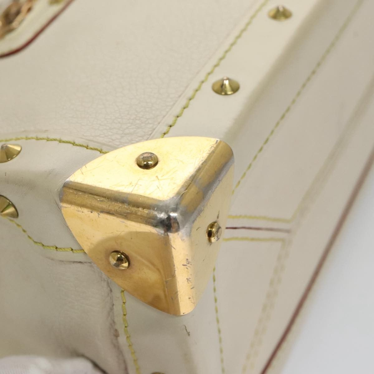 Louis Vuitton Fabuleux Beige Leather Handbag (Pre-Owned) Size ONE SIZE - 7 Thumbnail