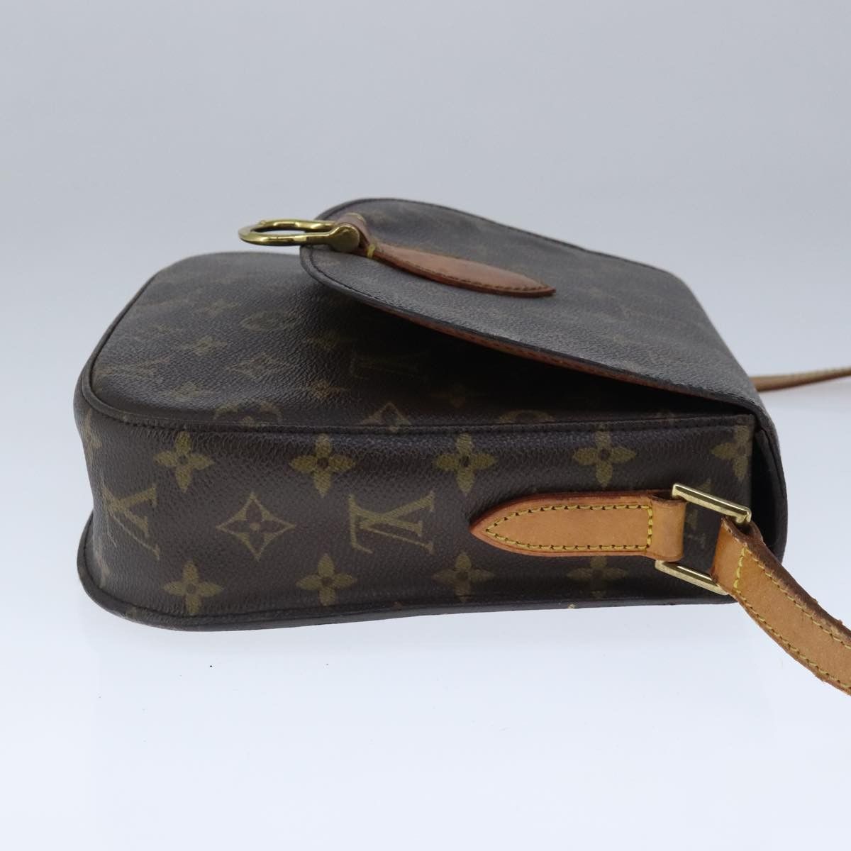 Louis Vuitton Saint Cloud Brown Canvas Shoulder Bag (Pre-Owned) Size ONE SIZE - 3 Thumbnail