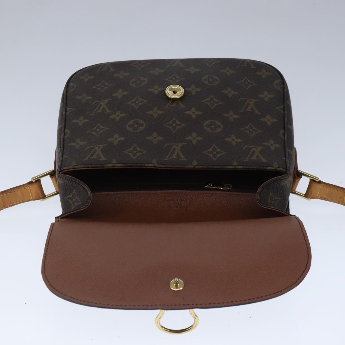 Louis Vuitton Saint Cloud Brown Canvas Shoulder Bag (Pre-Owned) Size ONE SIZE - 14 Thumbnail
