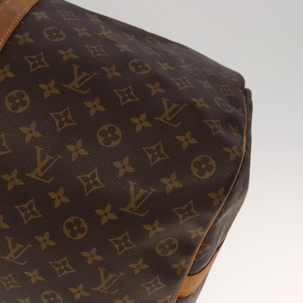 Keepall Bandoulière 60 Brown Canvas Travel Bag (Pre-Owned)