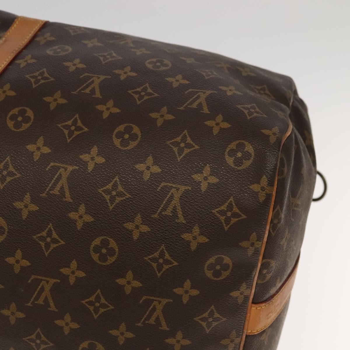 Keepall Bandoulière 60 Brown Canvas Travel Bag (Pre-Owned)