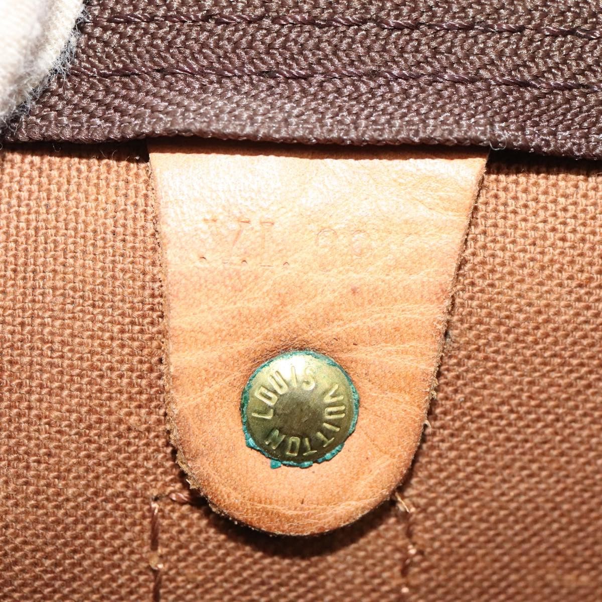 Keepall Bandoulière 60 Brown Canvas Travel Bag (Pre-Owned)
