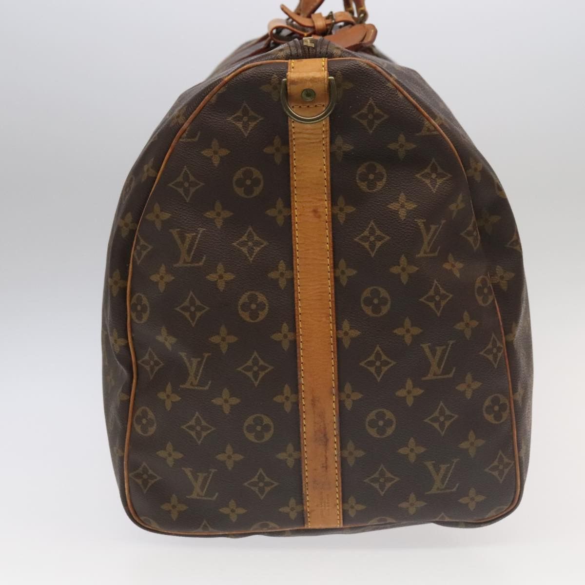 Keepall Bandoulière 60 Brown Canvas Travel Bag (Pre-Owned)