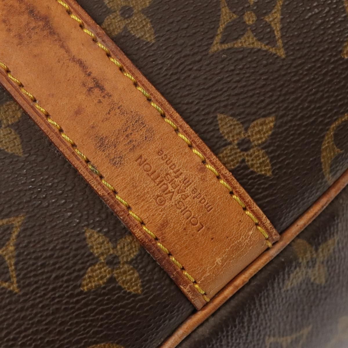 Keepall Bandoulière 60 Brown Canvas Travel Bag (Pre-Owned)