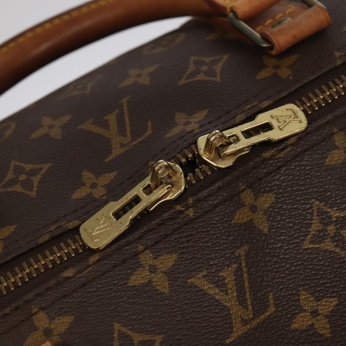Keepall Bandoulière 60 Brown Canvas Travel Bag (Pre-Owned)